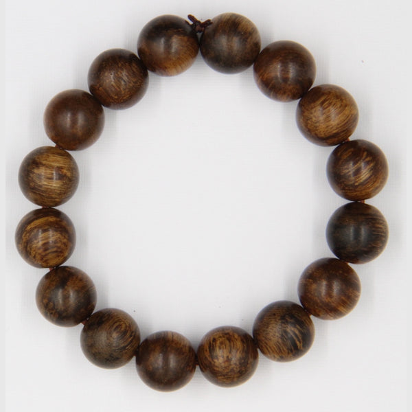 [B10] Agarwood Beads Bracelet (Floating) - Papua