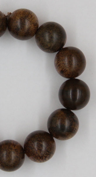 [B6] Agarwood Beads Bracelet (Floating) - Papua