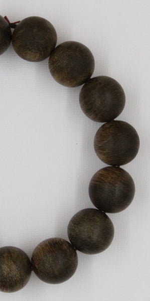 [B7] Agarwood Beads Bracelet (Floating) - Borneo
